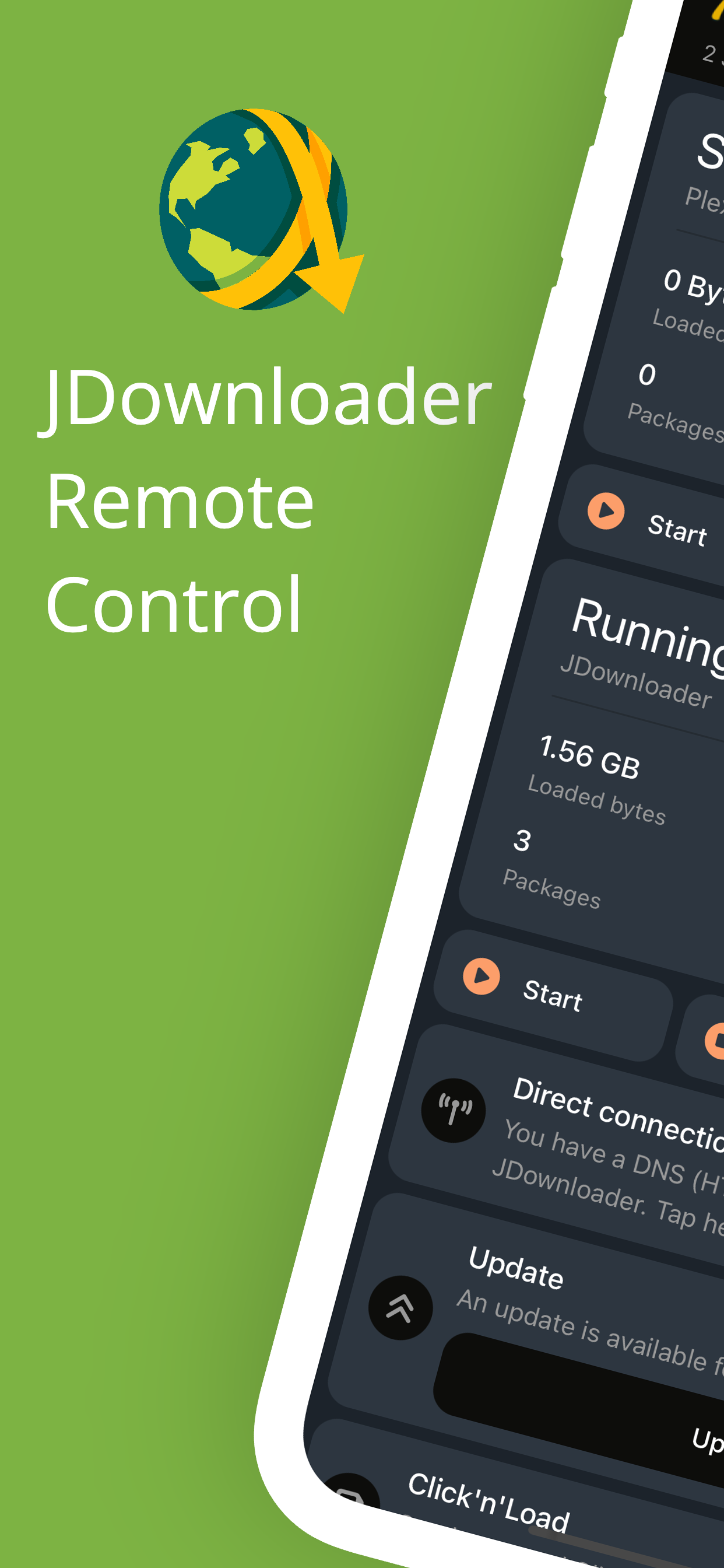 MyJDownloader Remote