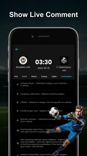 Live Football Match Live Score screenshot 4
