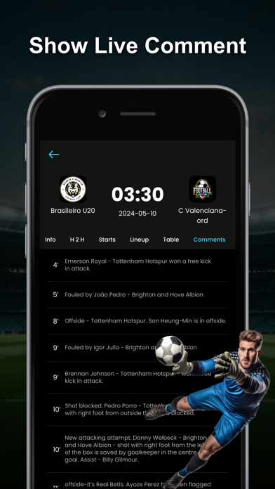 Live Football Match Live Score Screenshot