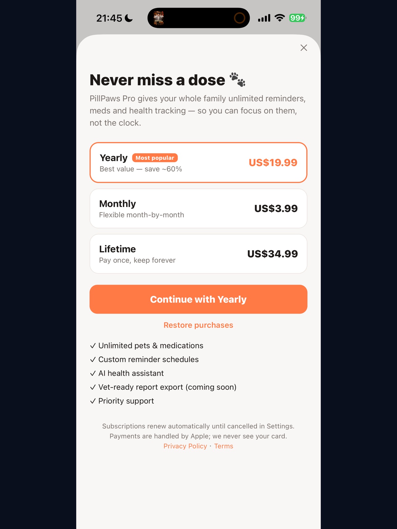 Screenshot 8 of PillPaws