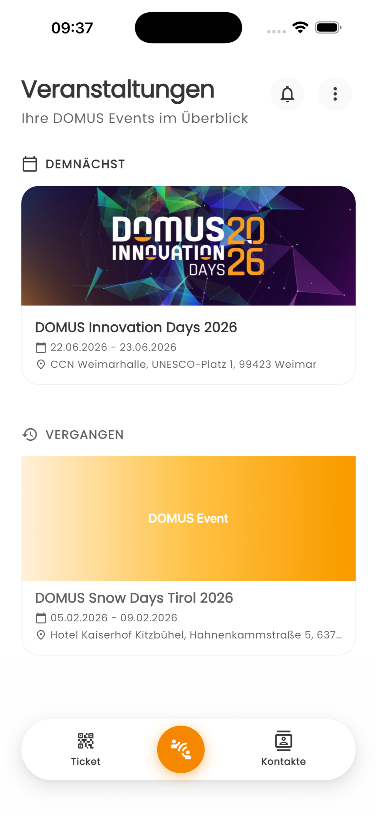 DOMUS Events screenshot 5