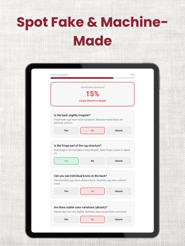 Rug Identifier & Value iPad screenshot