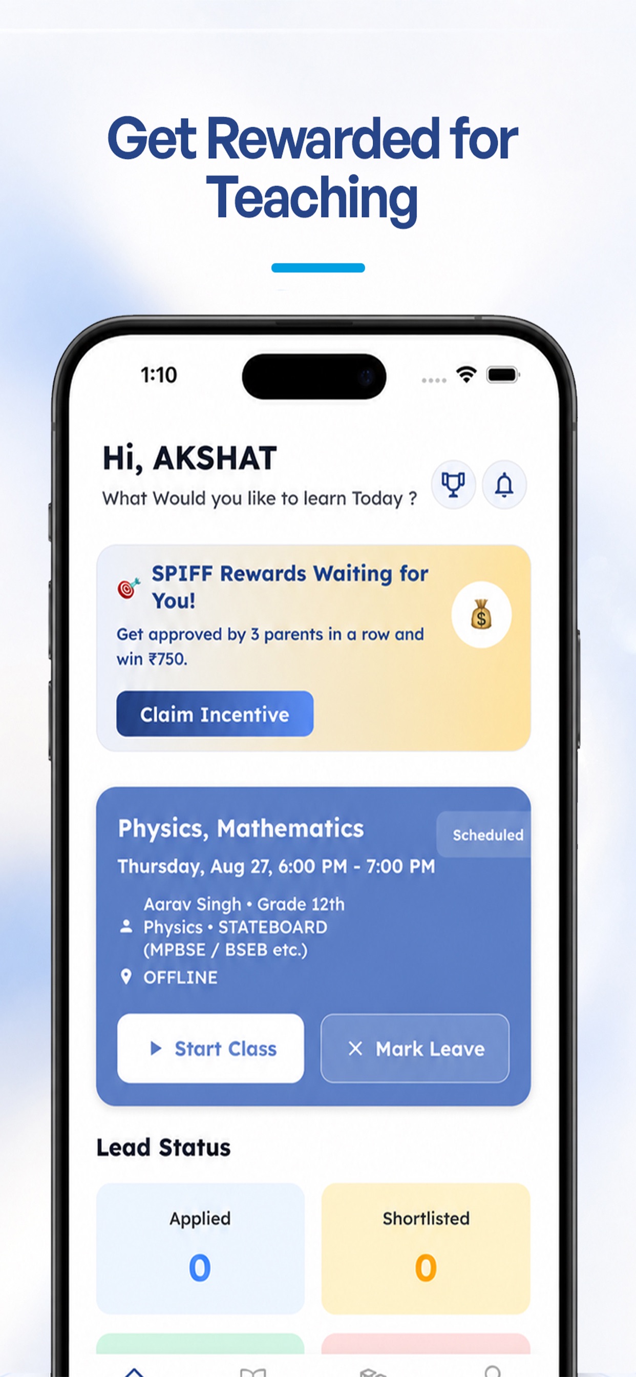 Screenshot 4 of Edushala | Home Tutoring App