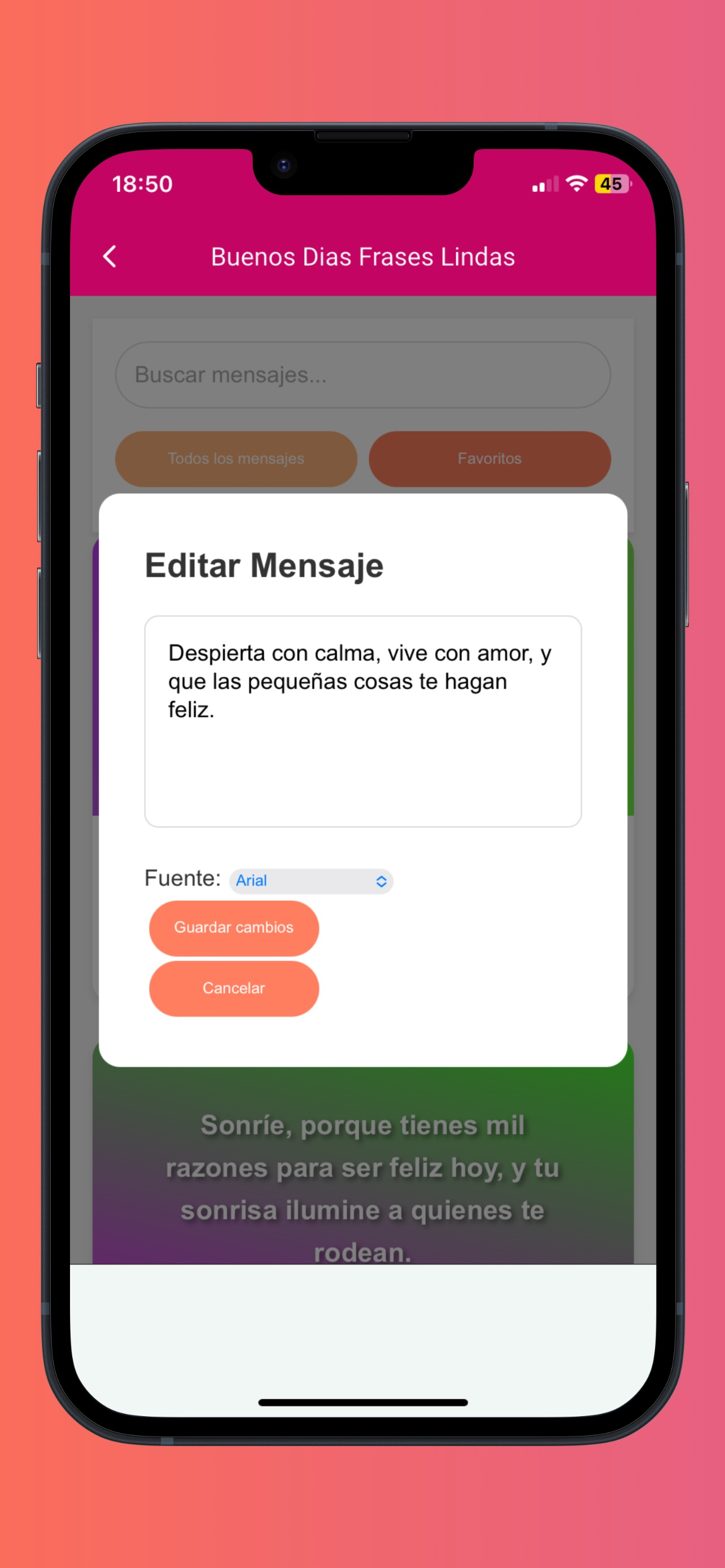 buenos días y buenas noches.