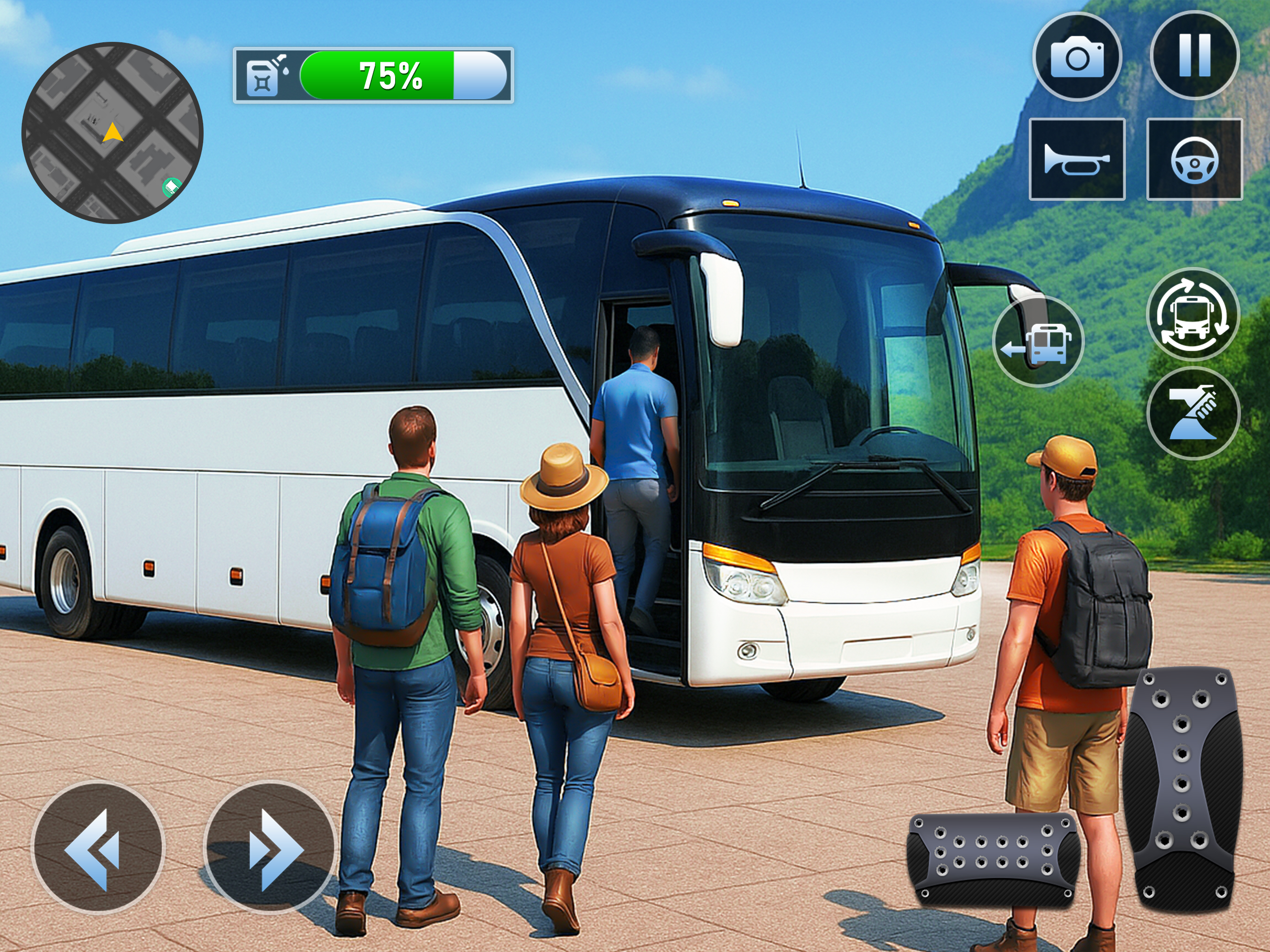 Tourist Passenger Bus Drive