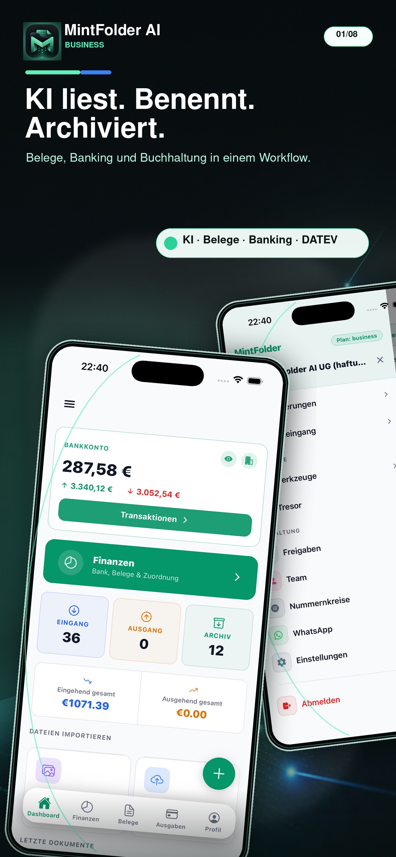 Screenshot 1 of MintFolder Business