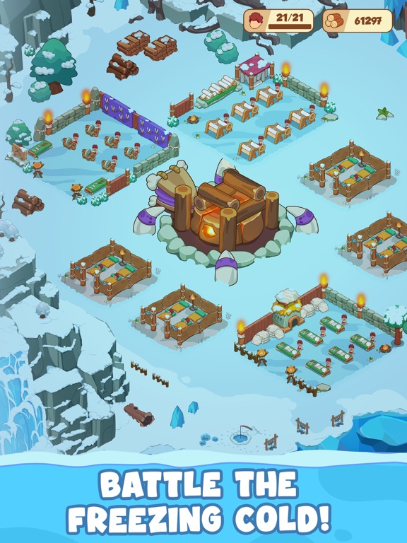 Icy Village: Survival Idle iPad screenshot 4 - Games app