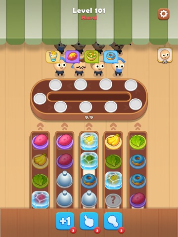 Food Puzzle : Sort n Merge iPad screenshot
