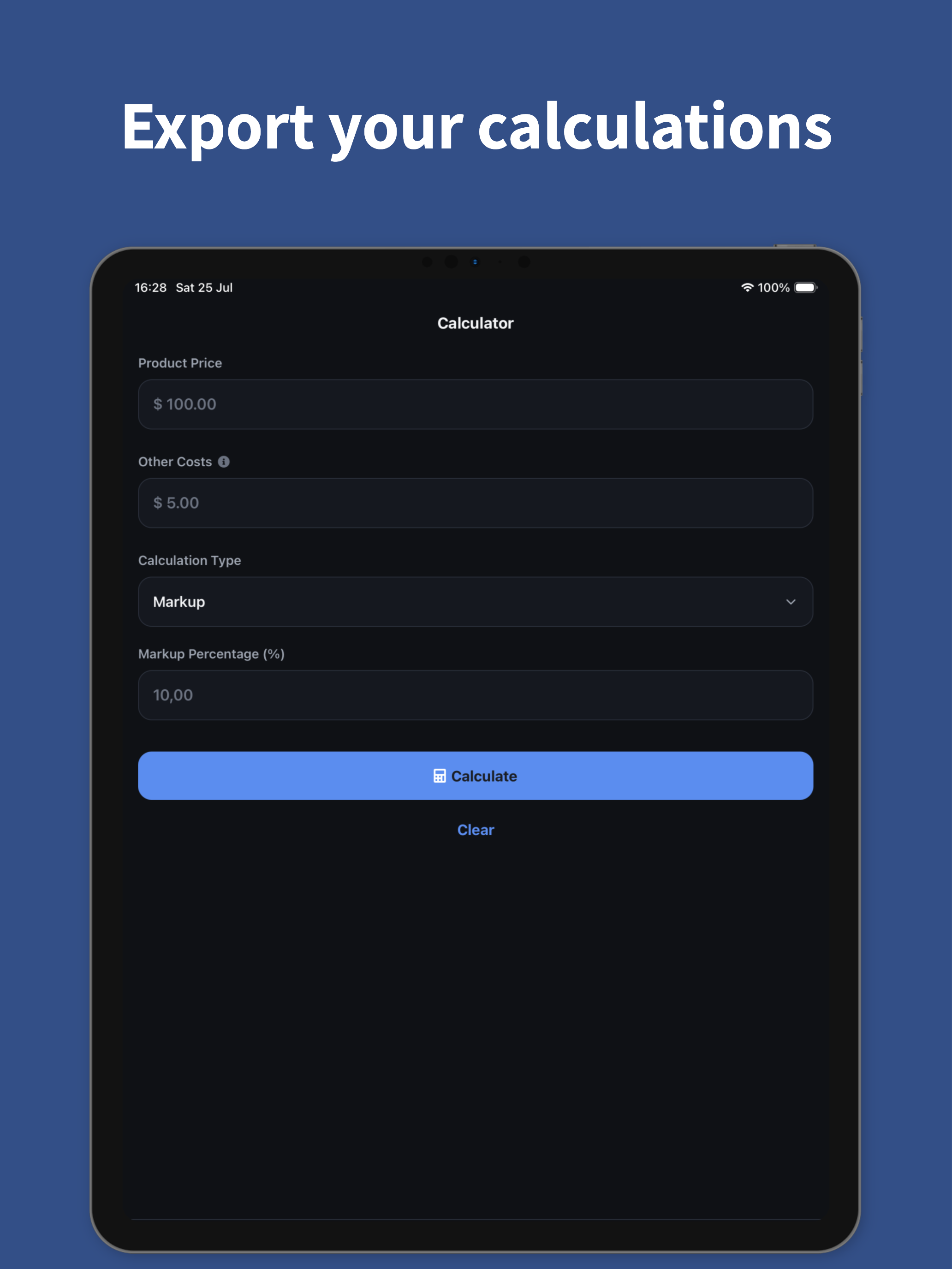 Profit Margin Calculator Pro screenshot 16