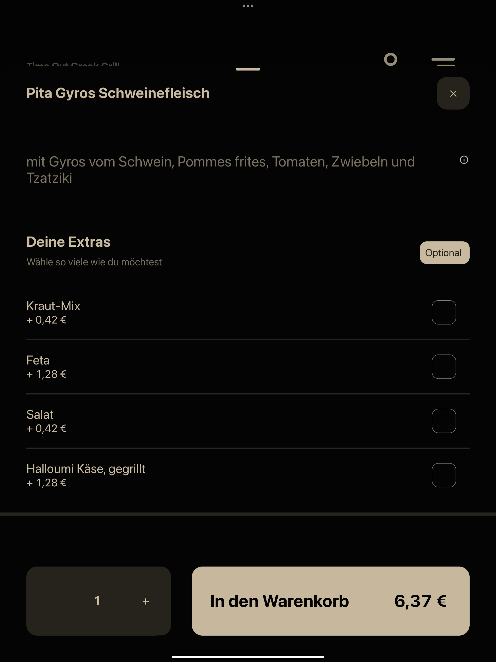 Time Out Greek Grill screenshot 8