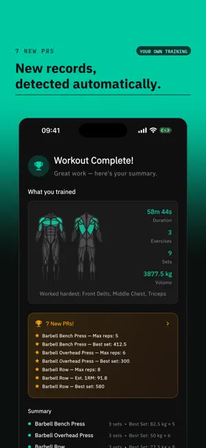 Kiptly: Gym Workout Tracker screenshot 4