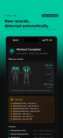 Kiptly: Gym Workout Tracker Screenshot 4 of 10