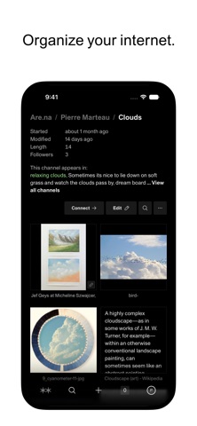 Are.na app screenshot
