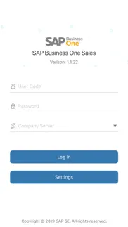 sap business one sales iphone capturas de pantalla 1