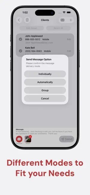 GroupSpeak: Mass Text Message screenshot 4