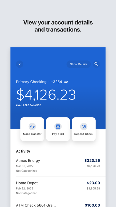 Goldenwest Mobile Banking iPhone screenshot