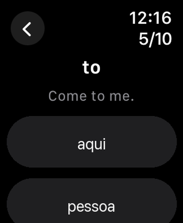 Most Common Portuguese Words screenshot 23