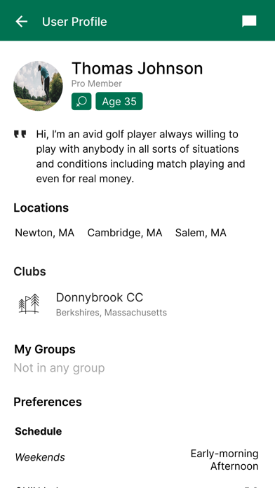 Screenshot #2 pour Golf Roster