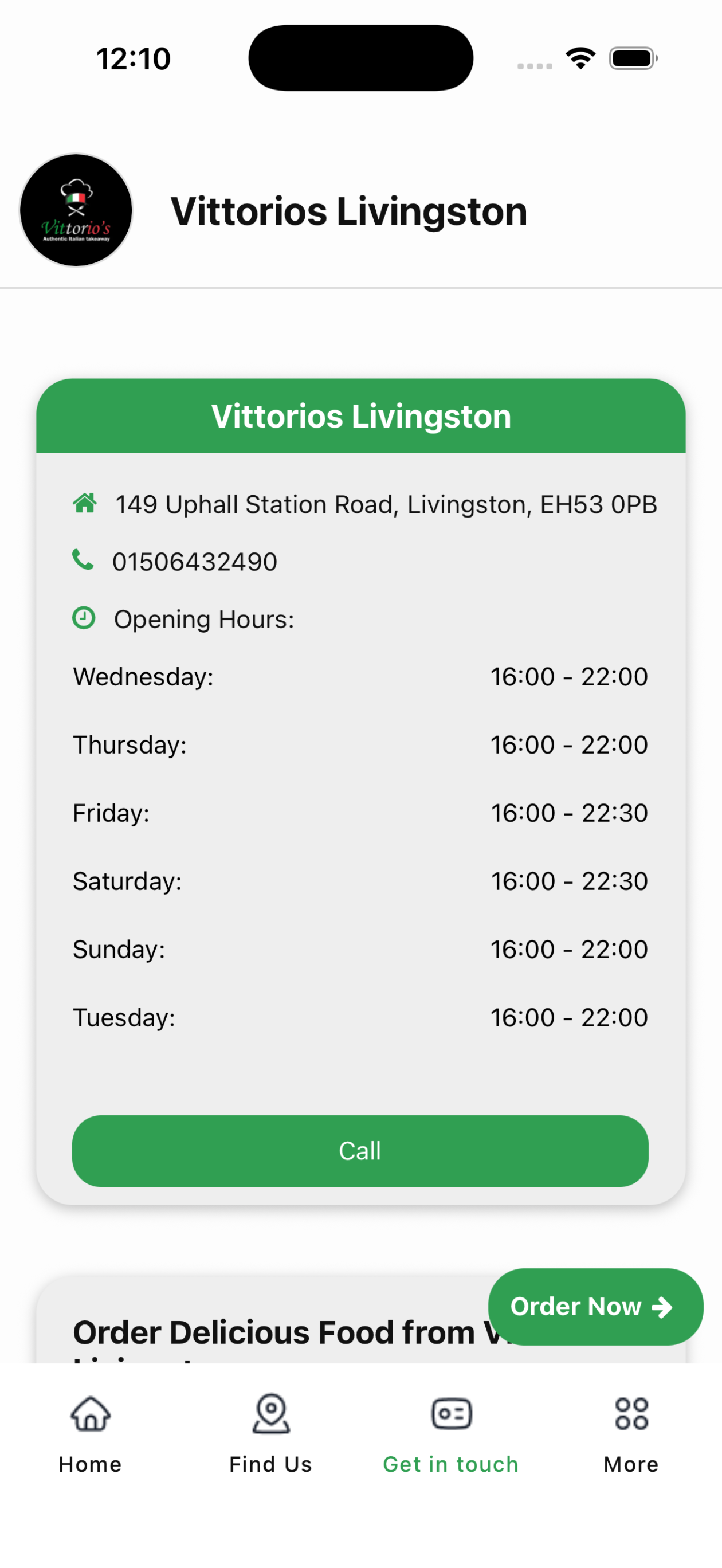 Vittorios Livingston screenshot 4