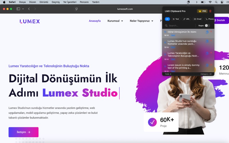 LMX Clipboard Pro screenshot