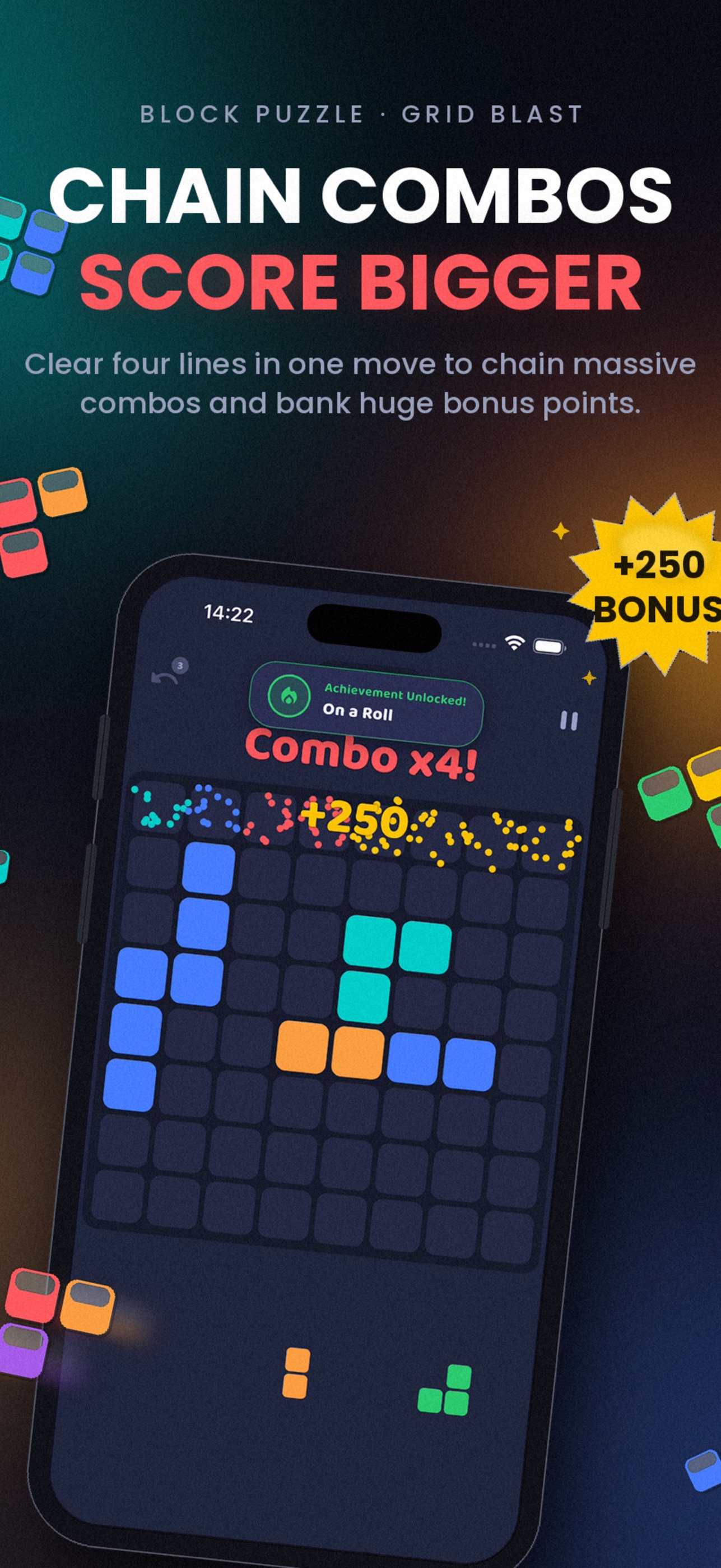 Screenshot 1 of Block Puzzle : Grid Blast