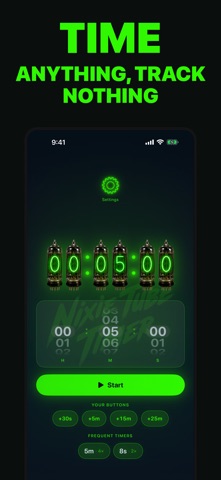 Nixie Tube Timer: Countdown screenshot