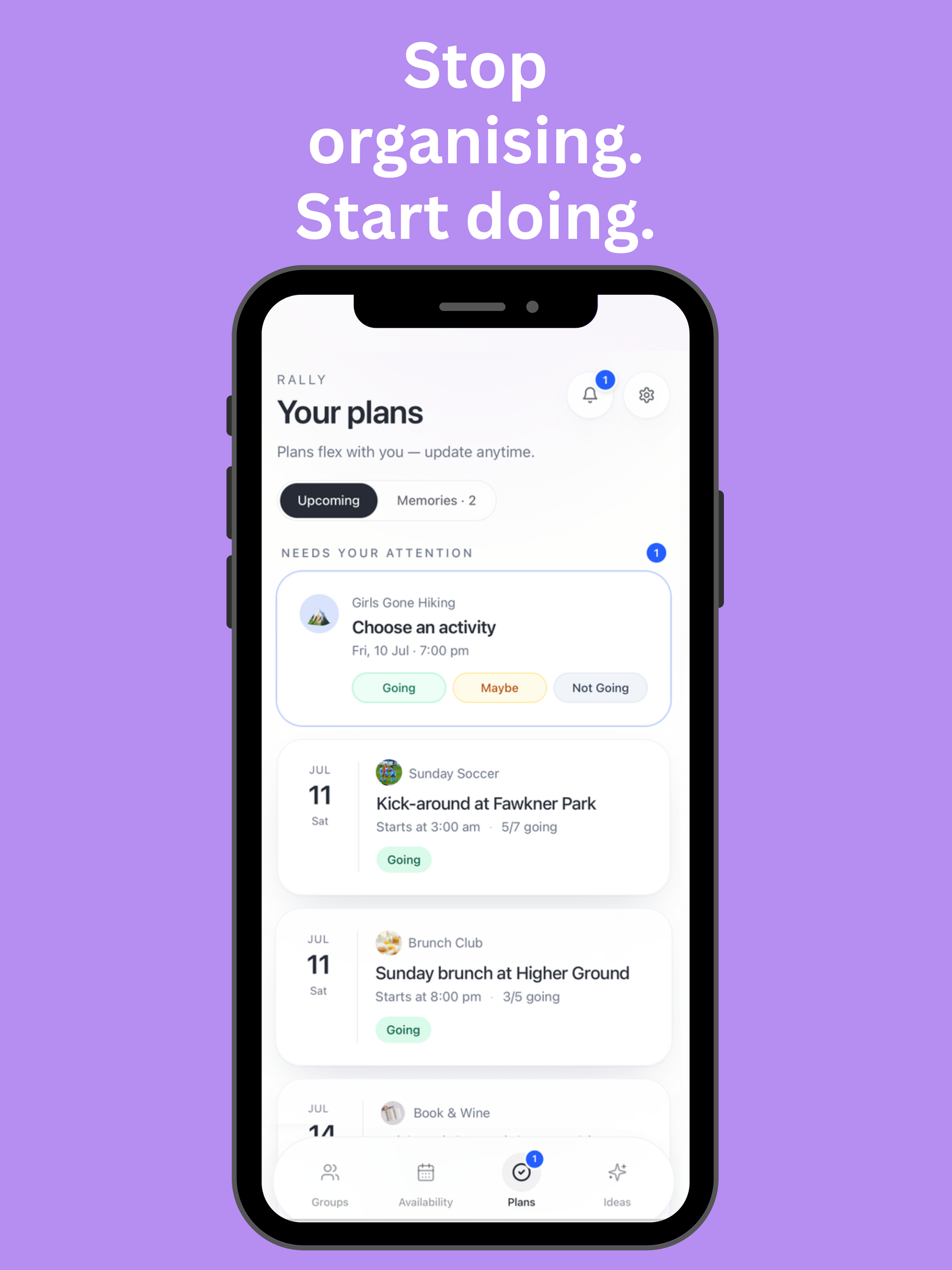 Rally: Make Plans Happen screenshot 13