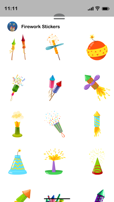 Fireworks Stickers! Screenshot