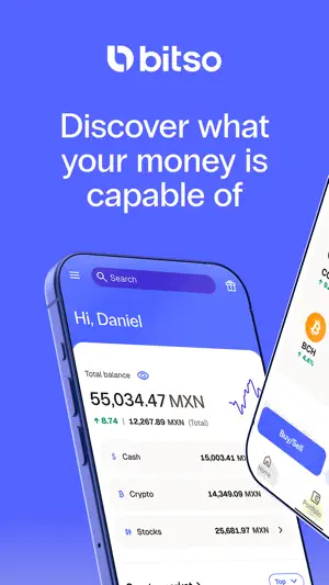 Bitso: Save and invest easily screenshot 1