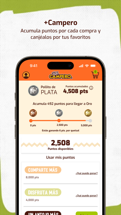 Pollo Campero Guatemala iPhone screenshot 4 - Food & Drink app