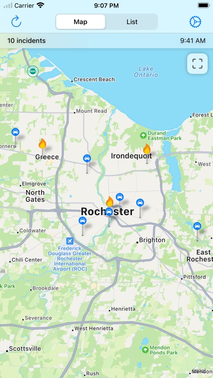 Monroe County Incidents