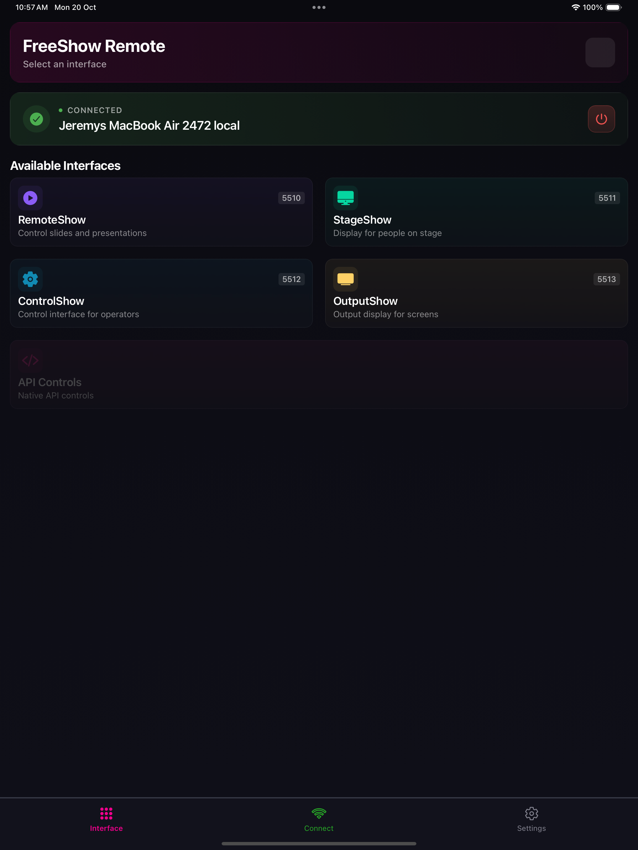 FreeShow Remote screenshot 12