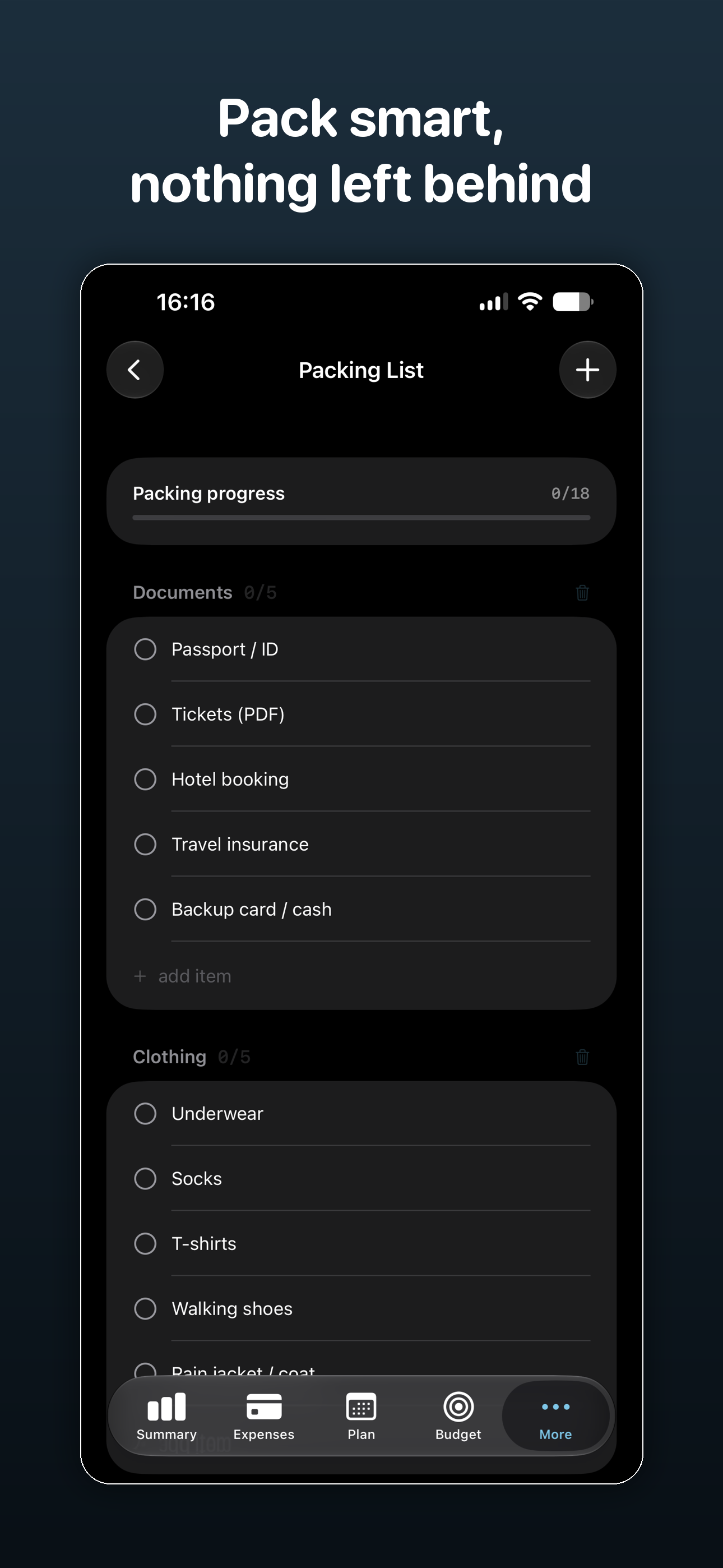 Valiz: Budget & Trip Planner screenshot 8