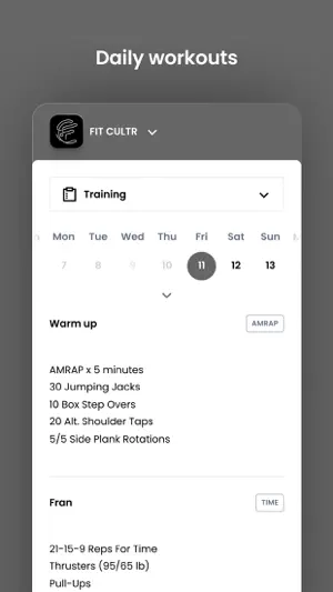 FIT CULTR screenshot 3