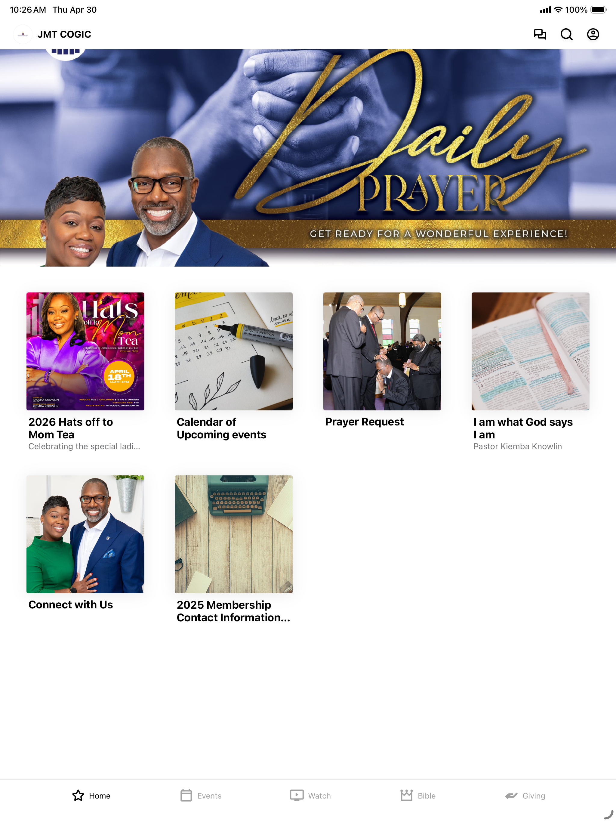 Jackson Memorial Temple COGIC