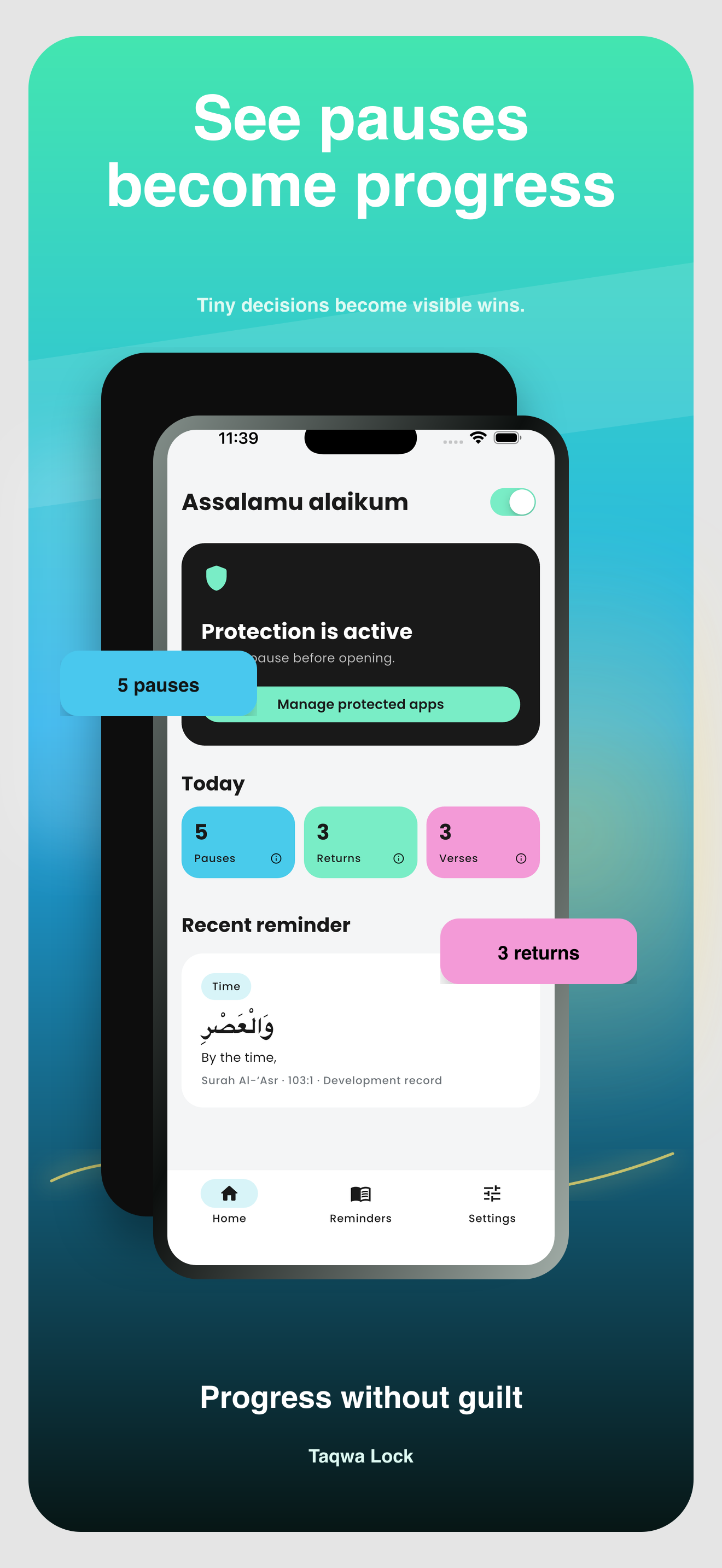 Taqwa Lock: Quran App Blocker screenshot 6