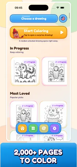 Cozy Coloring Book For Kids screenshot 1