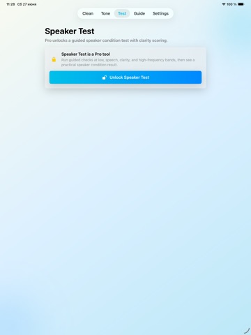 PulseClean: Speaker Cleaner iPad screenshot