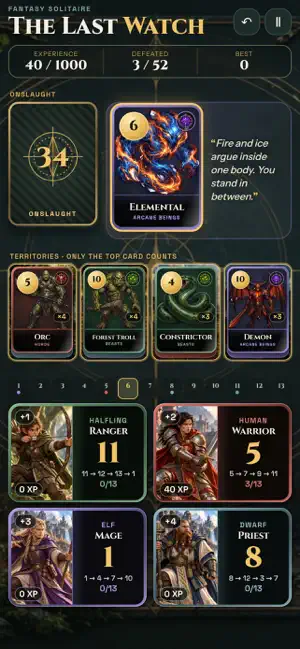 Last Watch: Fantasy Solitaire screenshot 4