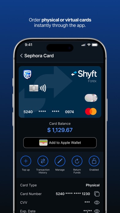Shyft – Global Money App iPhone screenshot 5 - Finance app