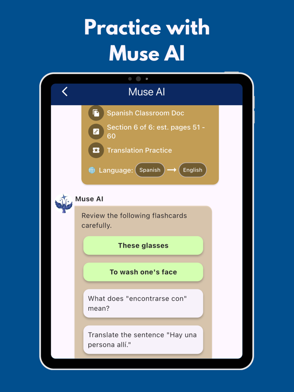 LingualMuse iPad screenshot 3 - Education app