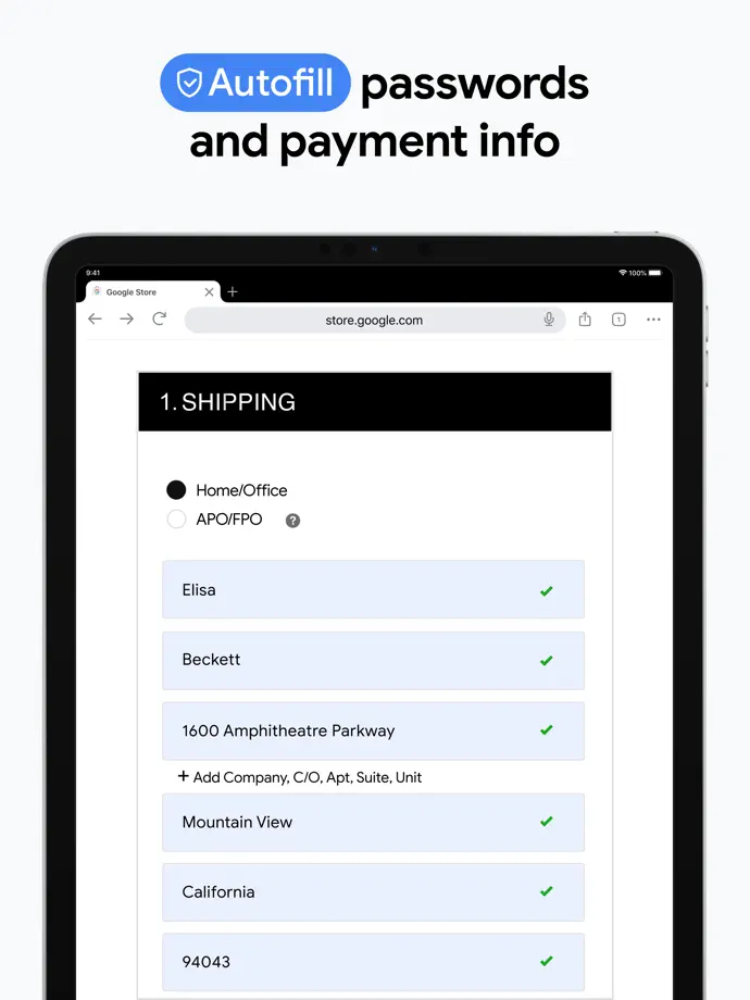 Google Chrome iPad screenshot 4