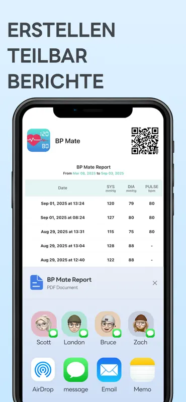 Blutdruck Messen App: BP Mate screenshot 8 of 8