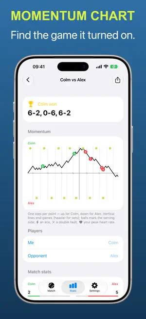 Luasc: Tennis Score Keeper screenshot 3