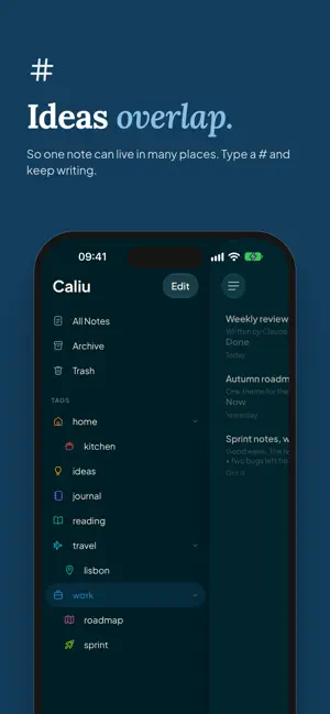 Caliu - Markdown Notes screenshot 3