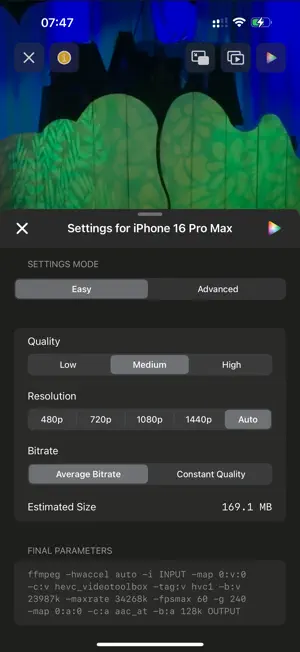 Spectro - Video Compressor screenshot 2