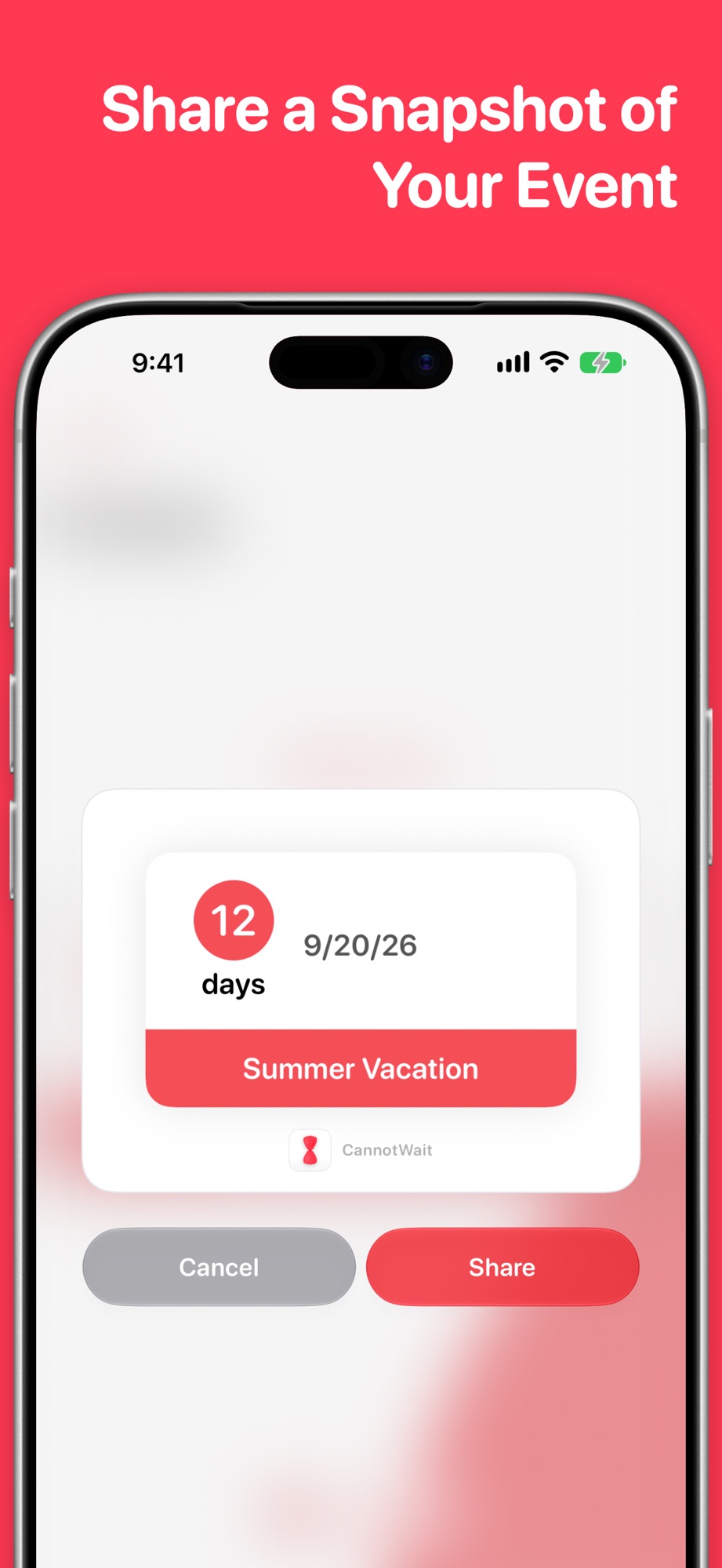 CannotWait: Day Counter screenshot 7