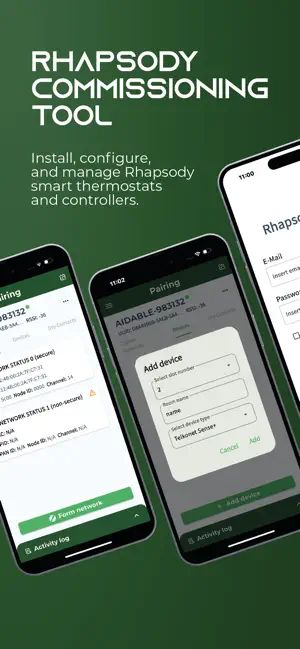 Rhapsody Commissioning screenshot 1