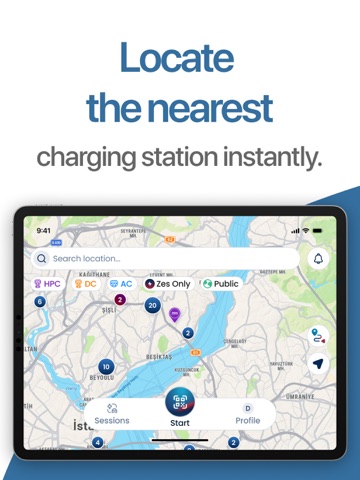 Zes-EV Station Network iPad screenshot 2