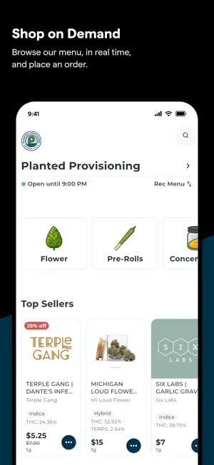 Planted Provisioning screenshot 1